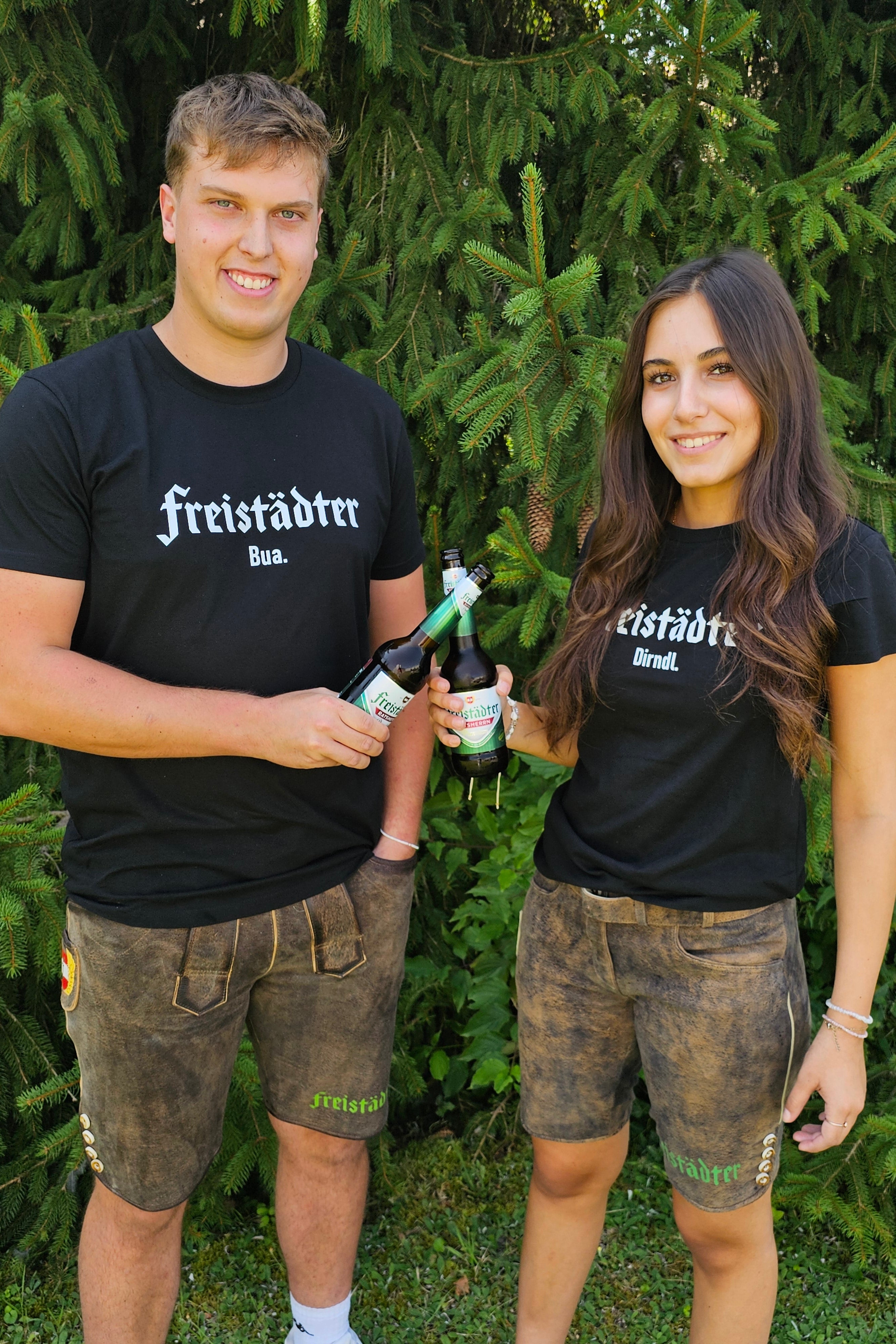 Freistädter Bier Lederhose Damen