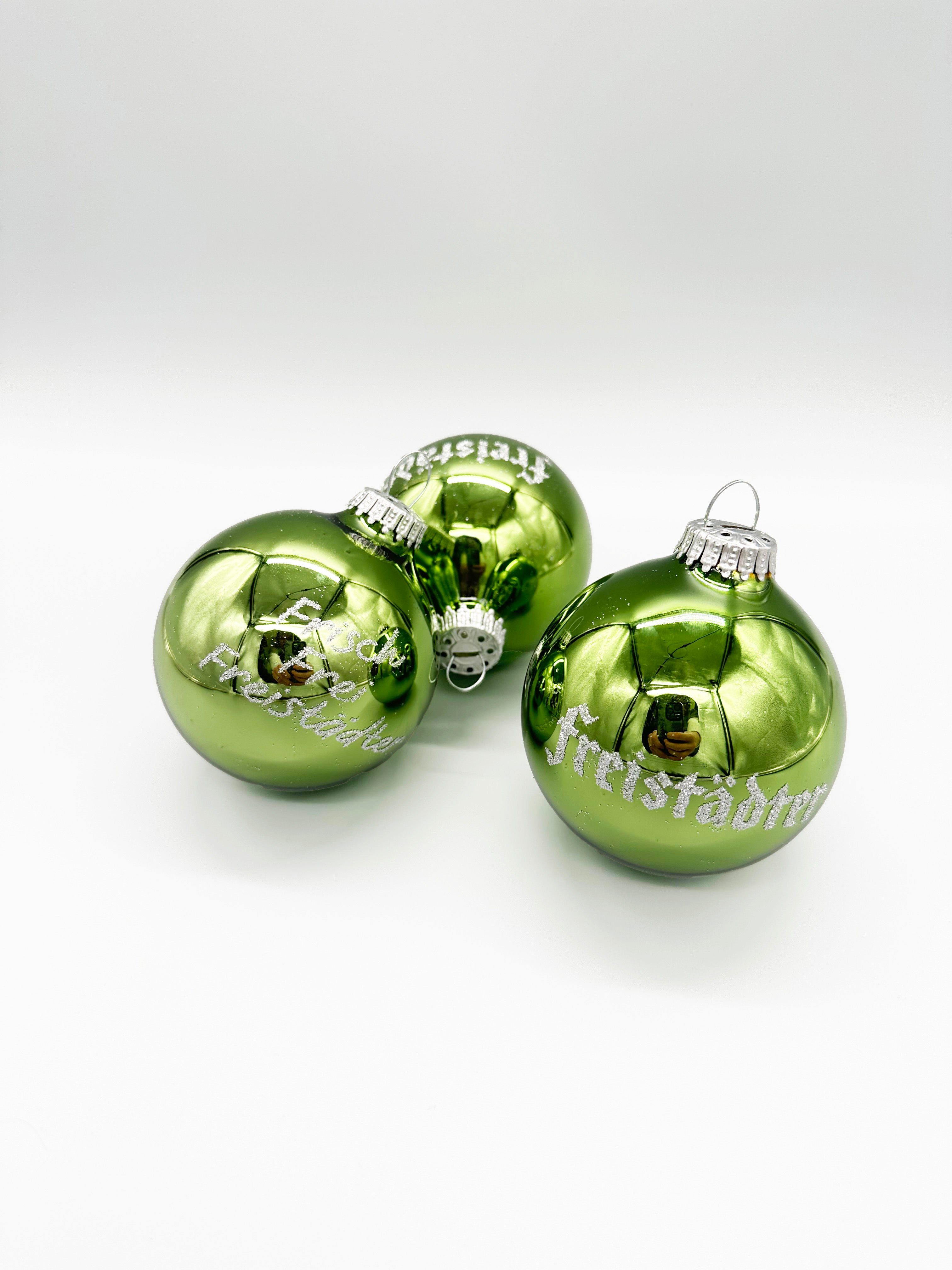 Freistädter Bier Christbaumkugeln 3er Set