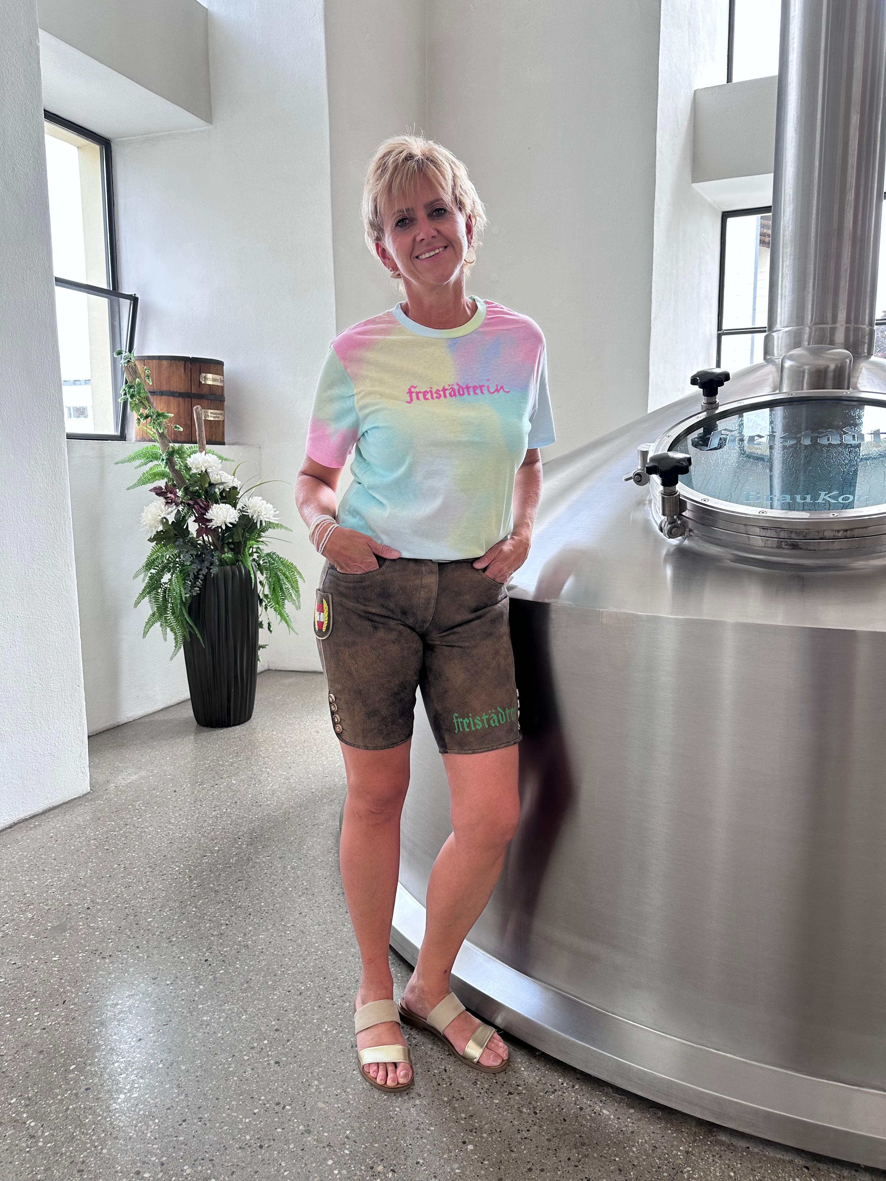 Freistädter Bier Lederhose Damen