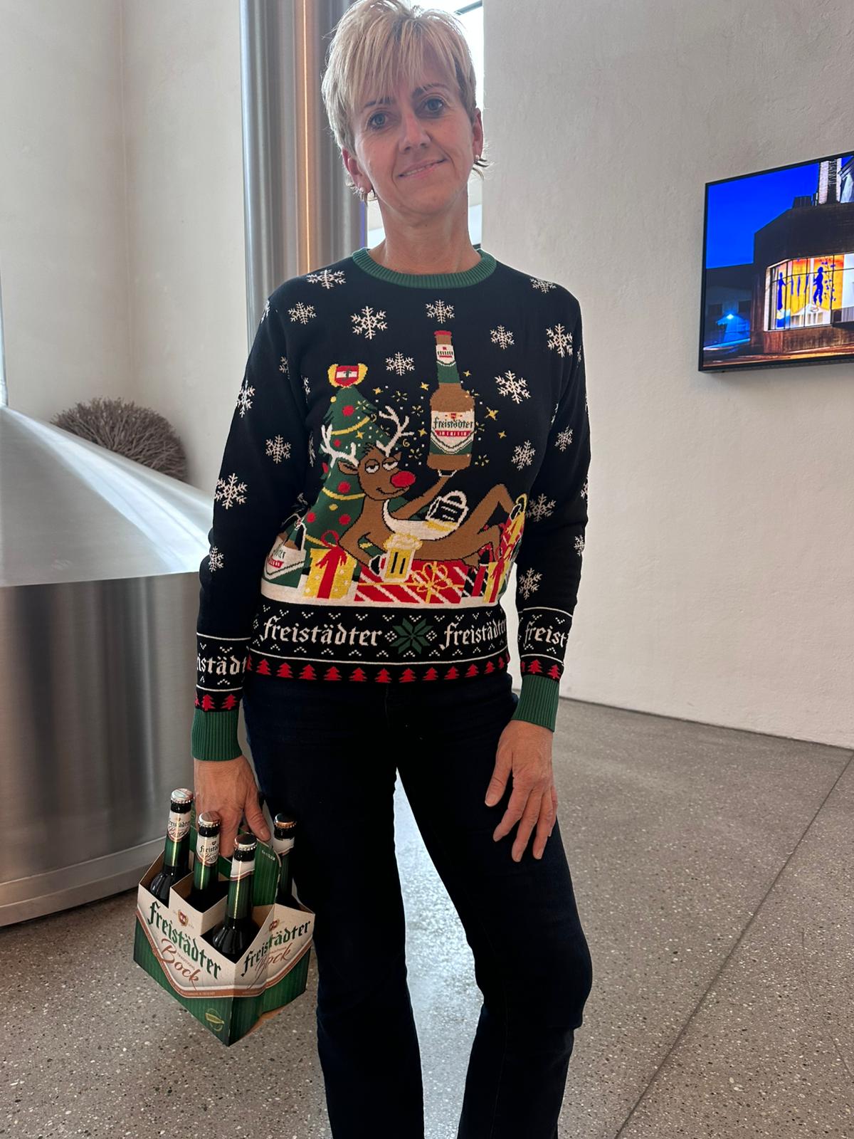 Freistädter Bier Weinachtspullover