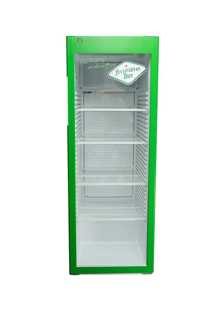 Freistädter Bier Kühlschrank mit Glastür