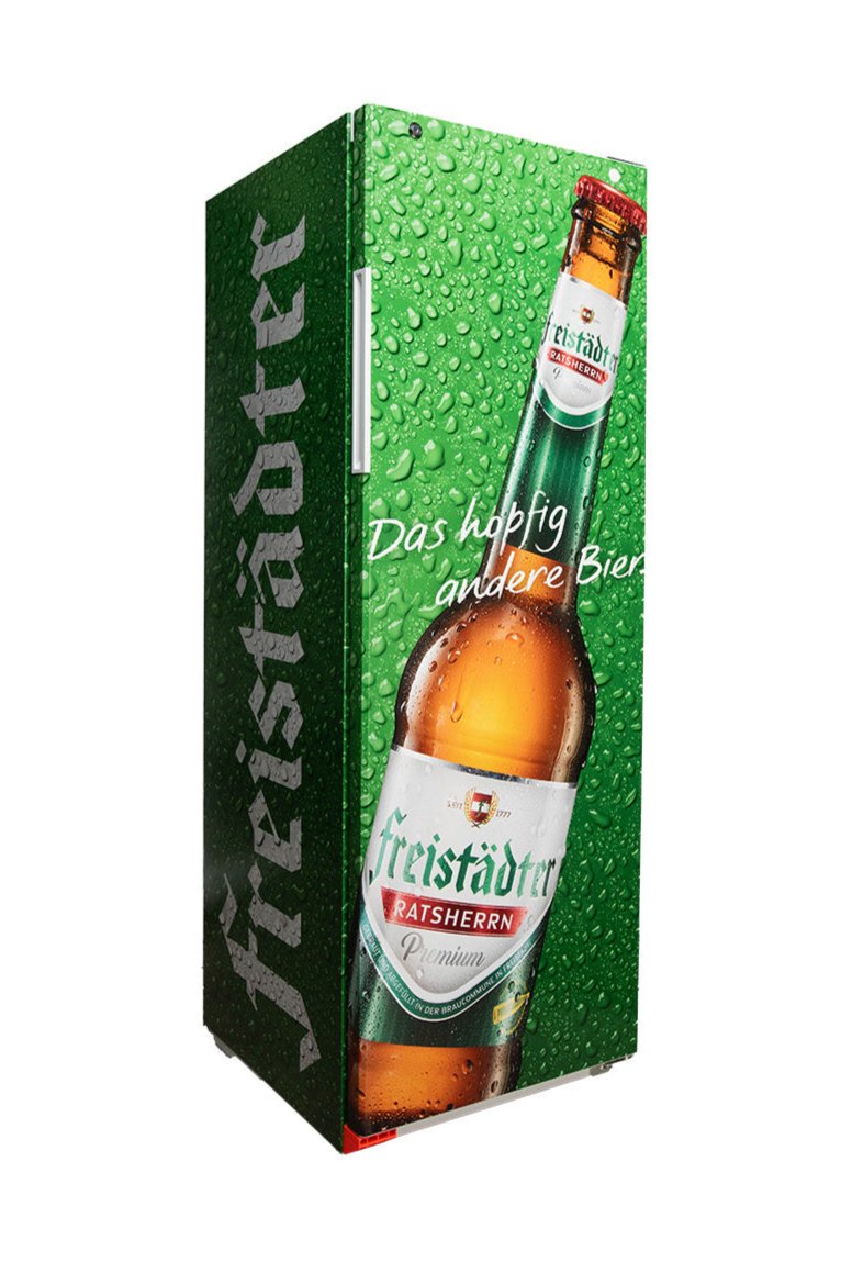 Freistädter Bier Kühlschrank Volltür