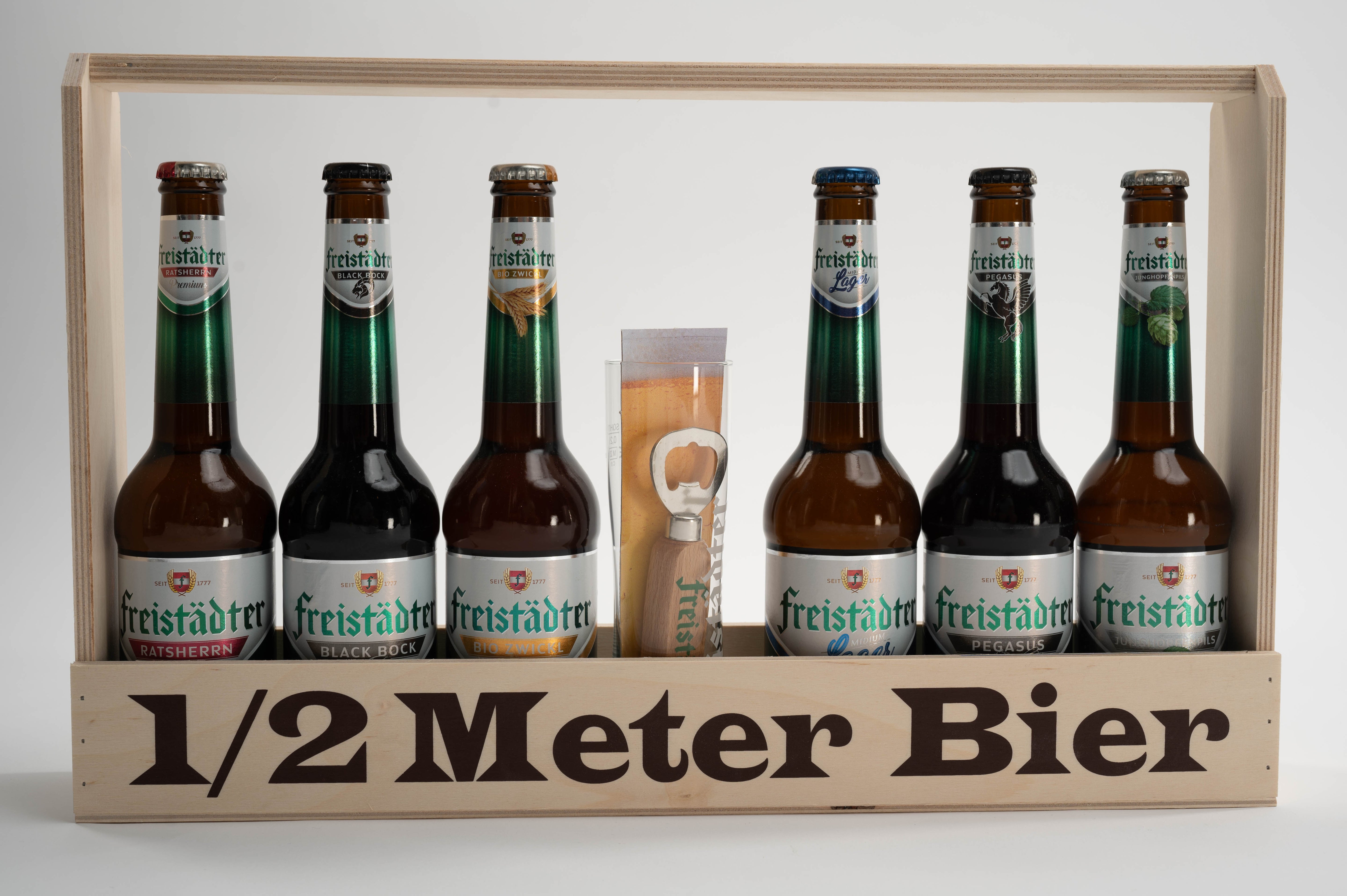 Freistädter Bier Holzträger 1/2 Meter