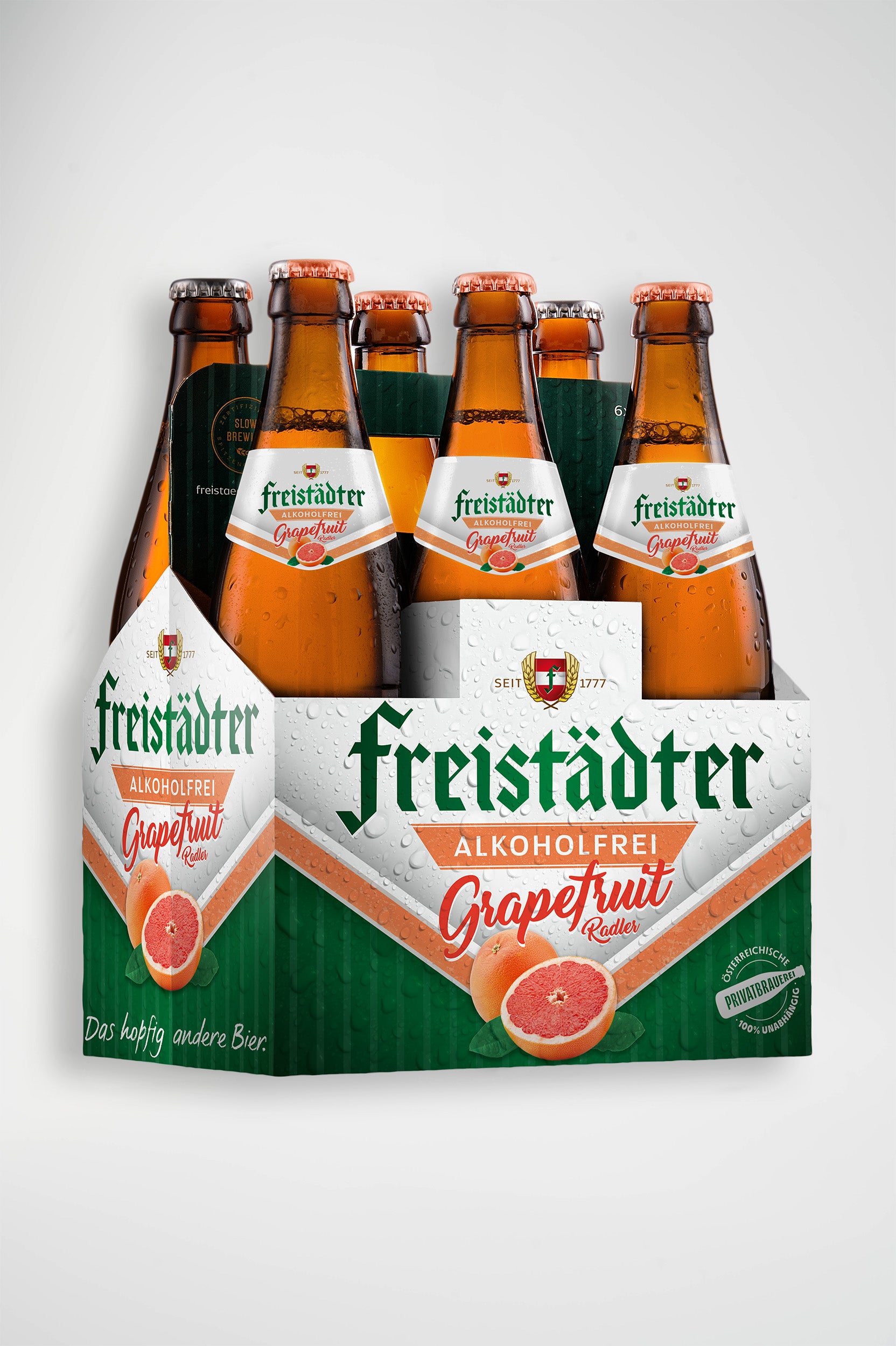 Freistädter Bier Alkoholfrei Grapefruit Radler 6er Tray