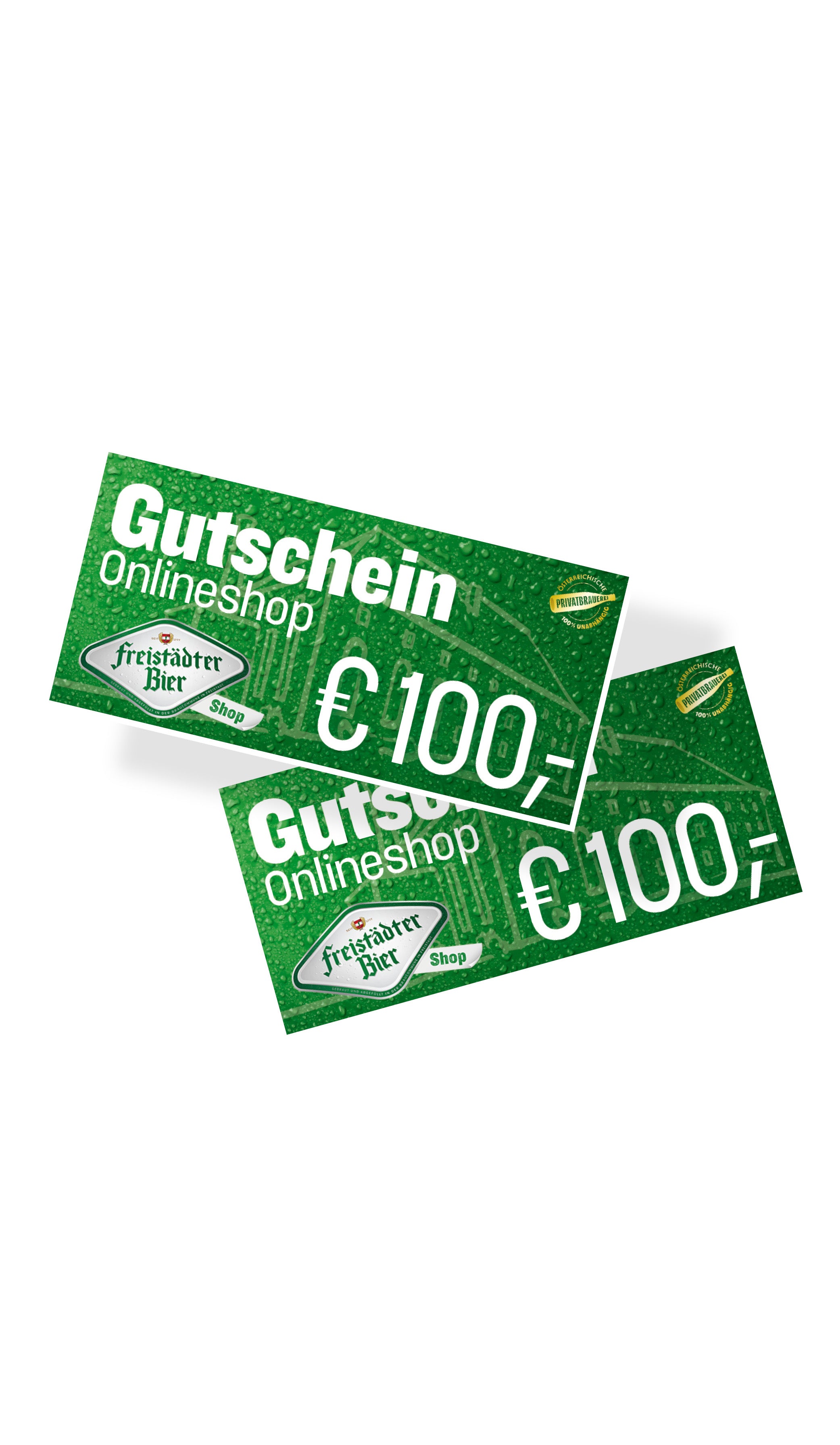 Freistädter Bier Onlineshop Gutschein