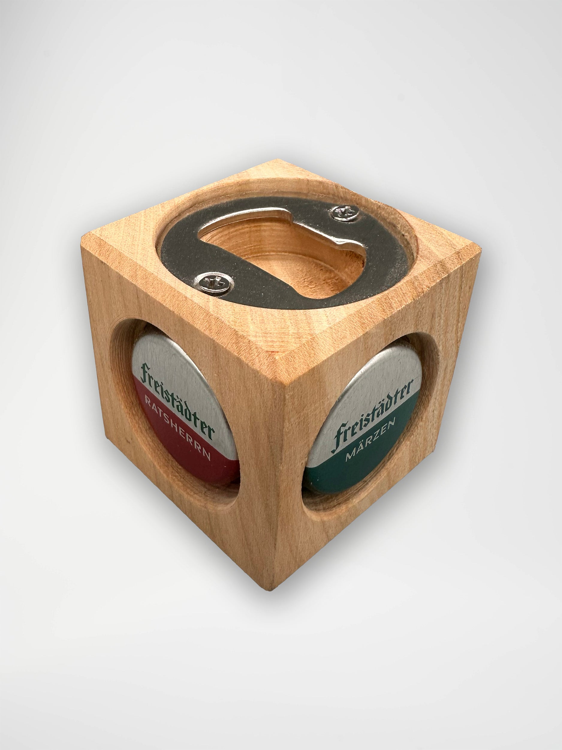 Freistädter Bier Holzwürfelöffner