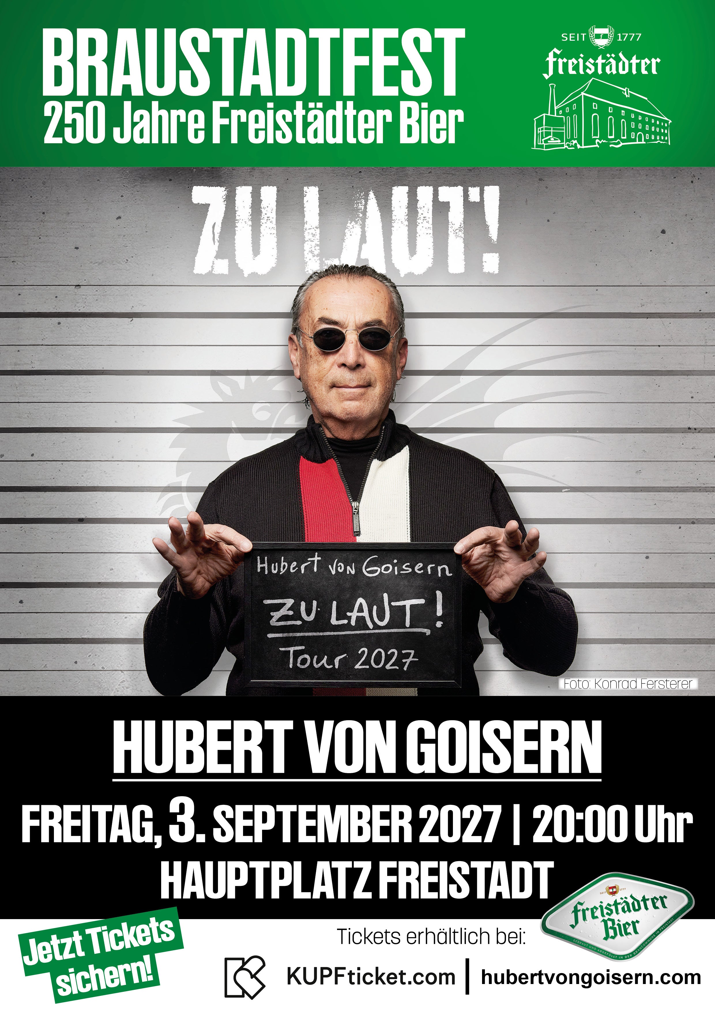 TICKET Hubert von Goisern - Braustadtfest 2027