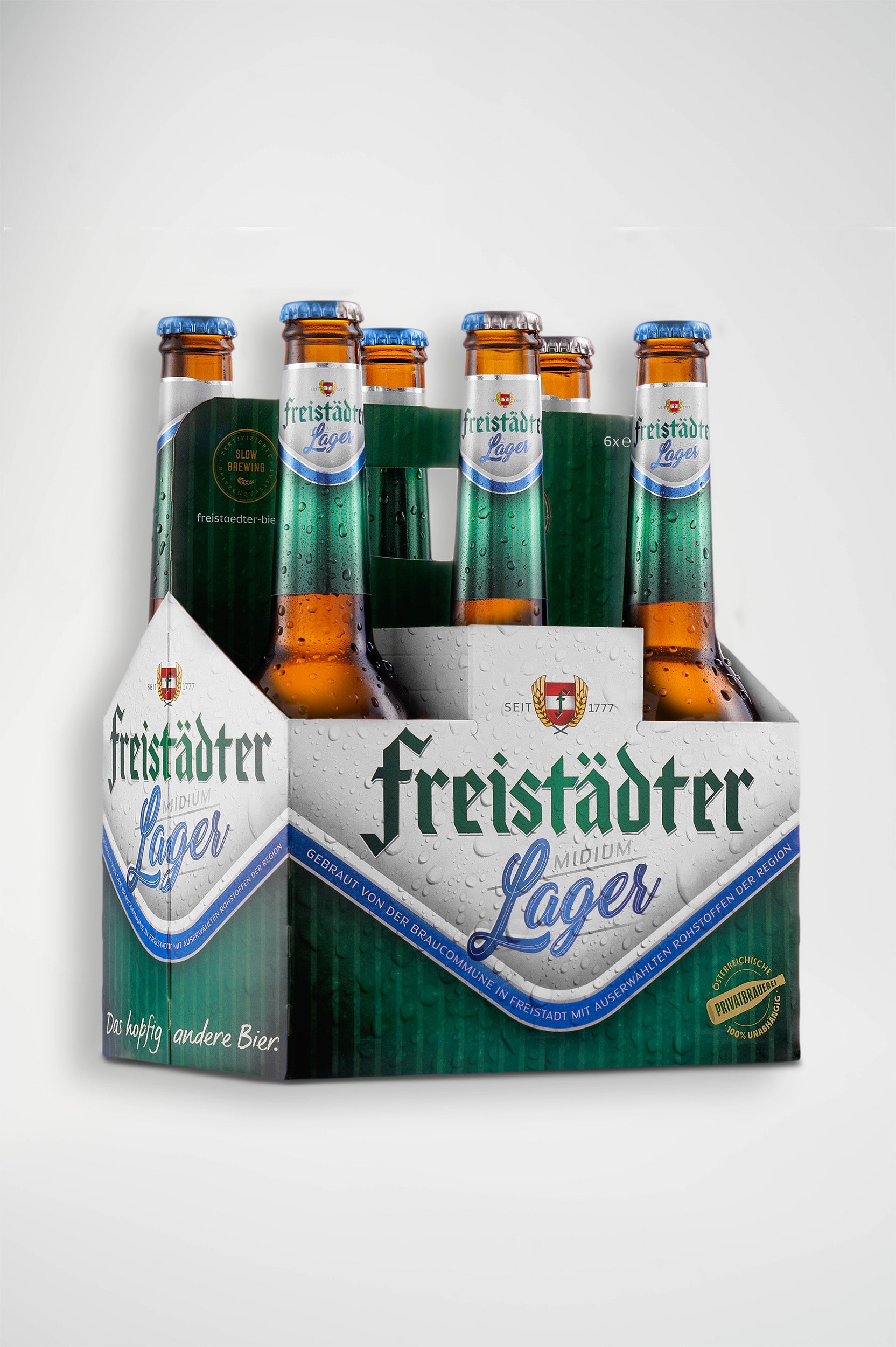 Freistädter Bier Lager 6er Tray