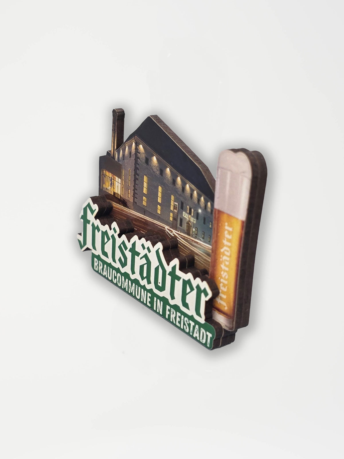 Freistädter Bier Kühlschrankmagnet Brauhaus