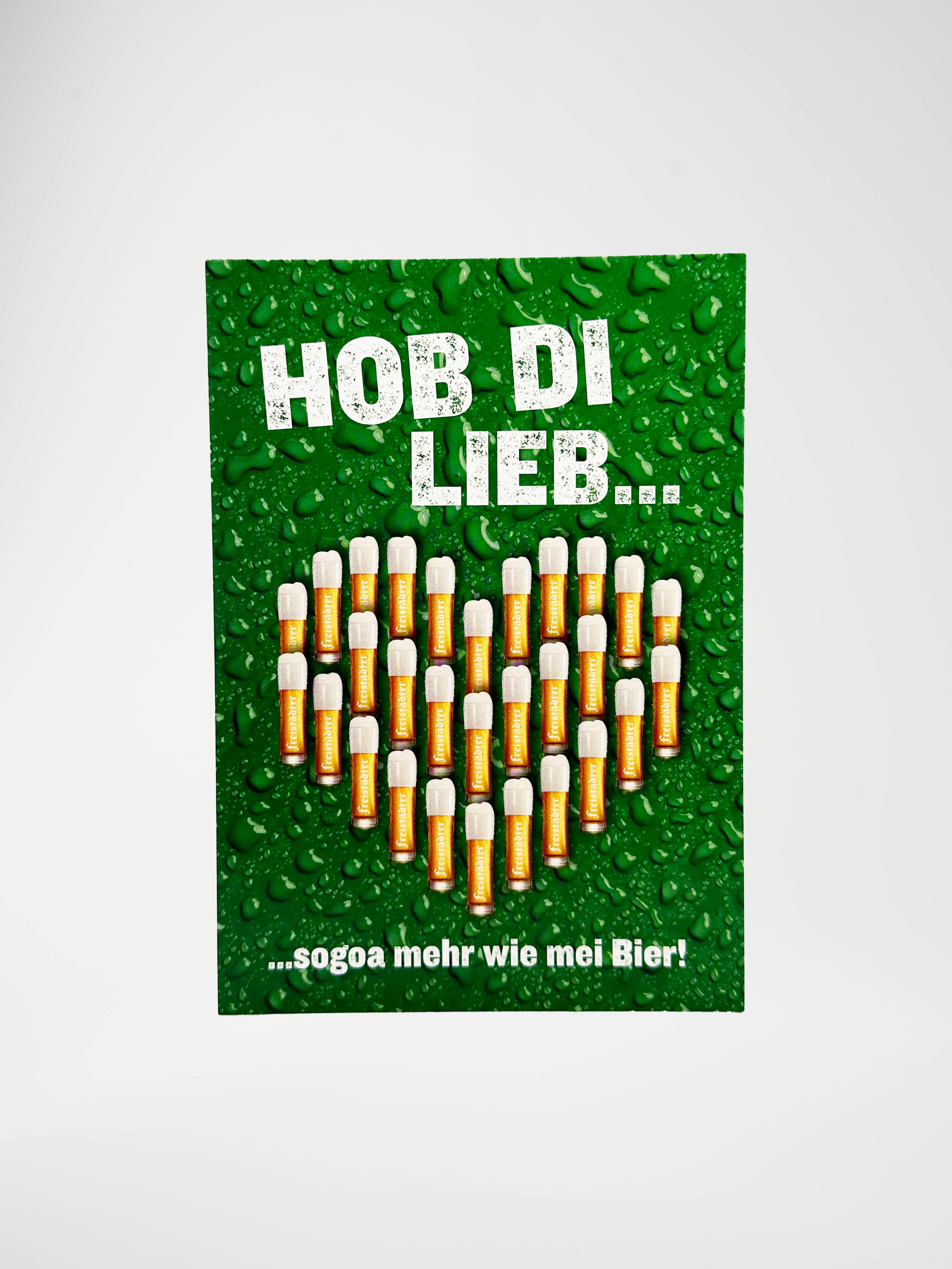 Freistädter Bier Grußkarte A6