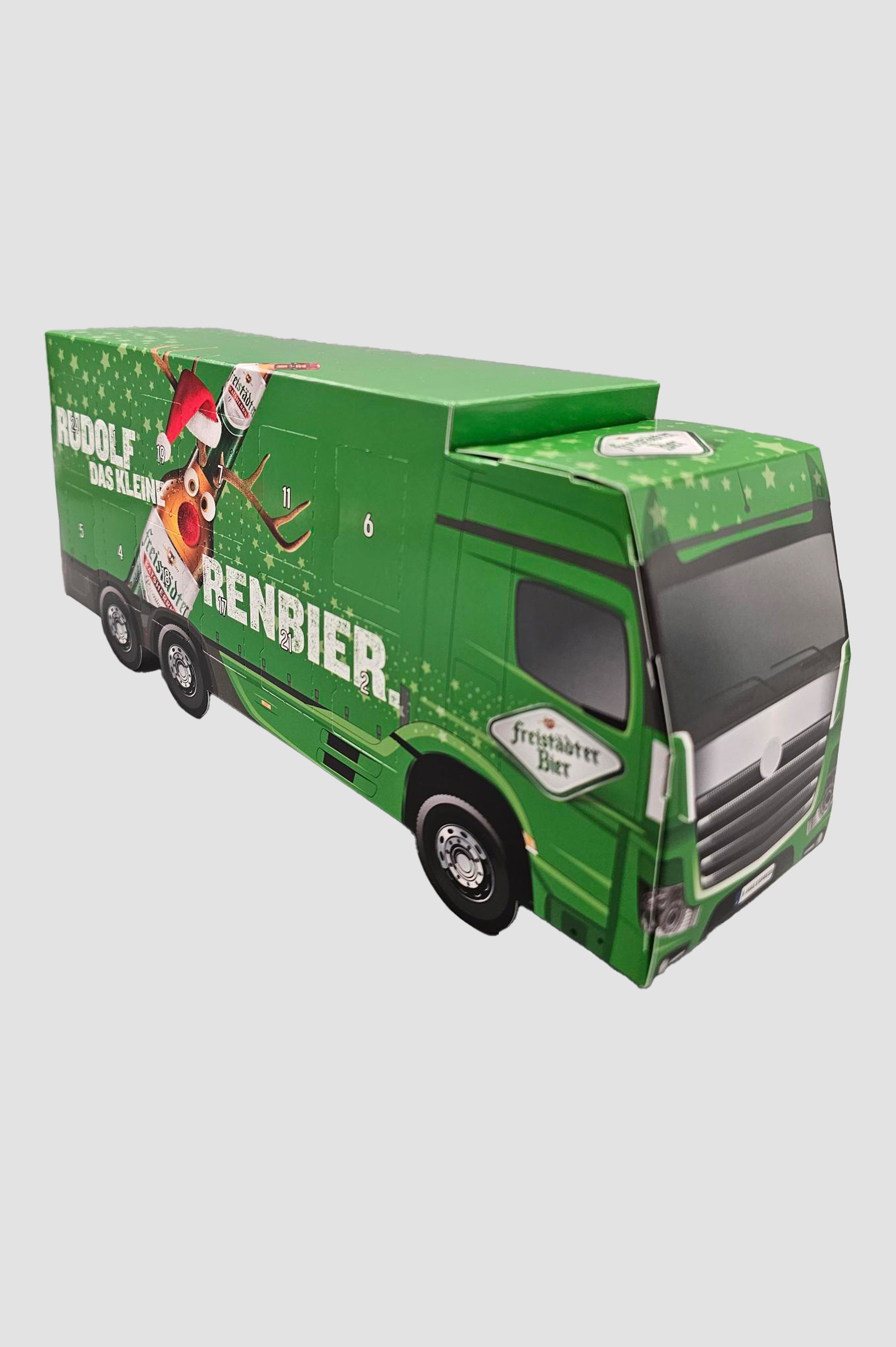 Freistädter Bier LKW-Schoko-Adventskalender 3D