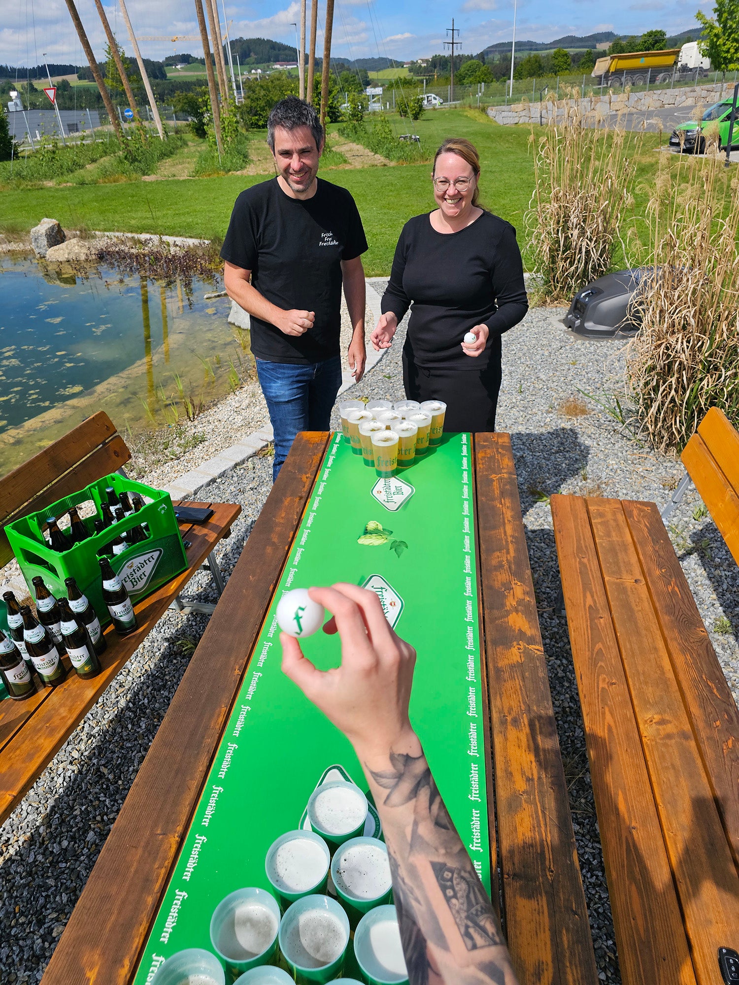Freistädter Bierpong-Set Mehrweg
