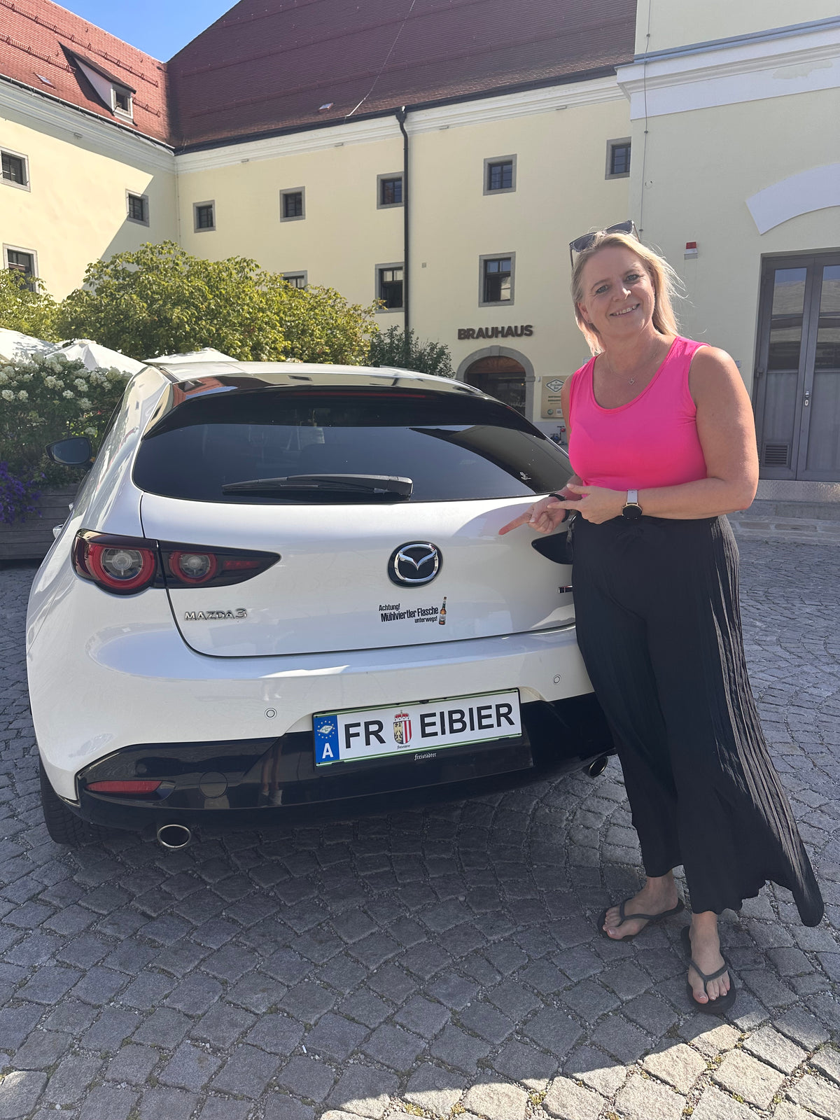 Freistädter Bier Autoaufkleber