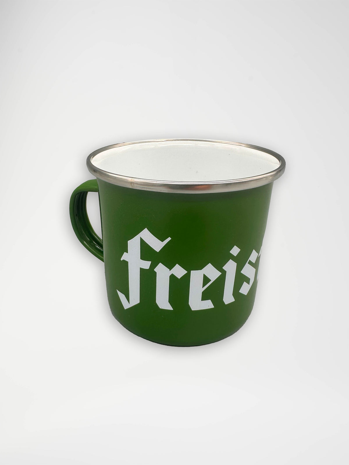 Freistädter Bier Emaille Retro Tasse